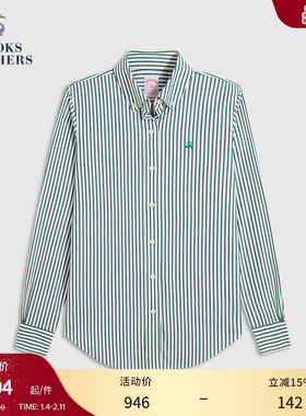 [易打理]Brooks Brothers/布克兄弟女士25秋冬新品supima棉衬衫