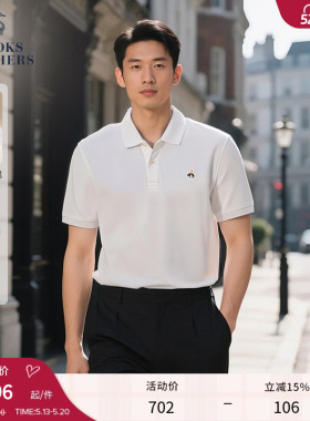 [Supima棉]Brooks Brothers/布克兄弟男夏季款彩羊清新刺绣polo衫