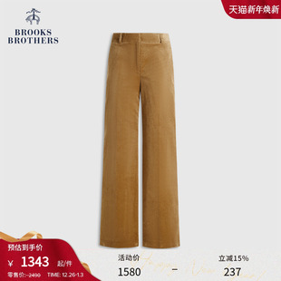 灯芯绒复古直筒简约长裤 布克兄弟女士25秋冬新品 Brothers Brooks