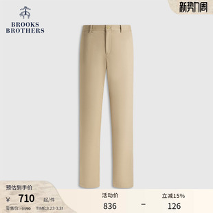 纯色简约挺阔直筒休闲长裤 Brooks 春夏款 布克兄弟男士 Brothers