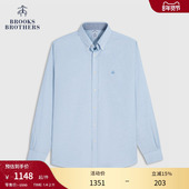 易打理 Brooks Brothers 布克兄弟男士 秋冬免烫刺绣logo休闲衬衫