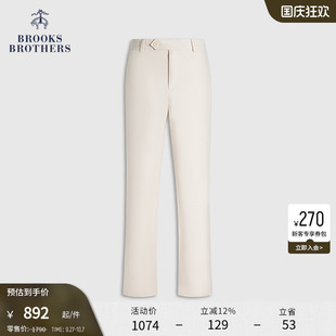 純色長褲 Brooks 棉麻簡約修身 春夏新款 Brothers 布克兄弟男士