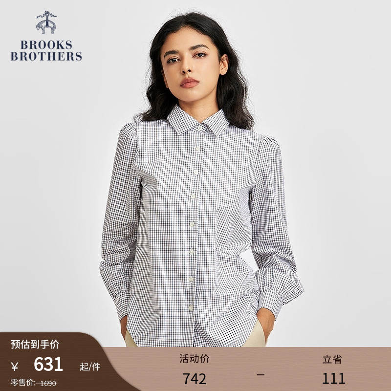 布克兄弟女士supima棉衬衫