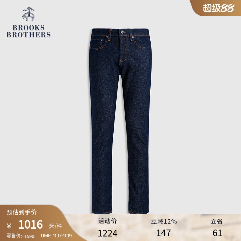 布克兄弟25男士牛仔长裤