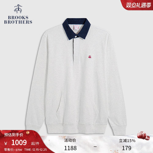 布克兄弟25男士纯棉卫衣