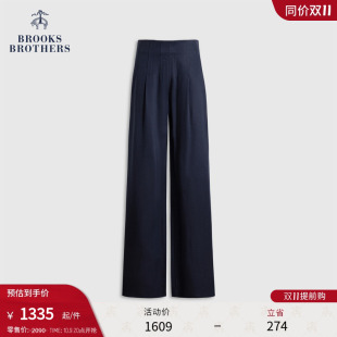 莱赛尔优雅收腰垂坠长裤 布克兄弟女士25早秋新品 Brothers Brooks
