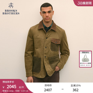 Brooks Brothers/布克兄弟男士25秋冬新品灯芯绒美式巴恩风外套