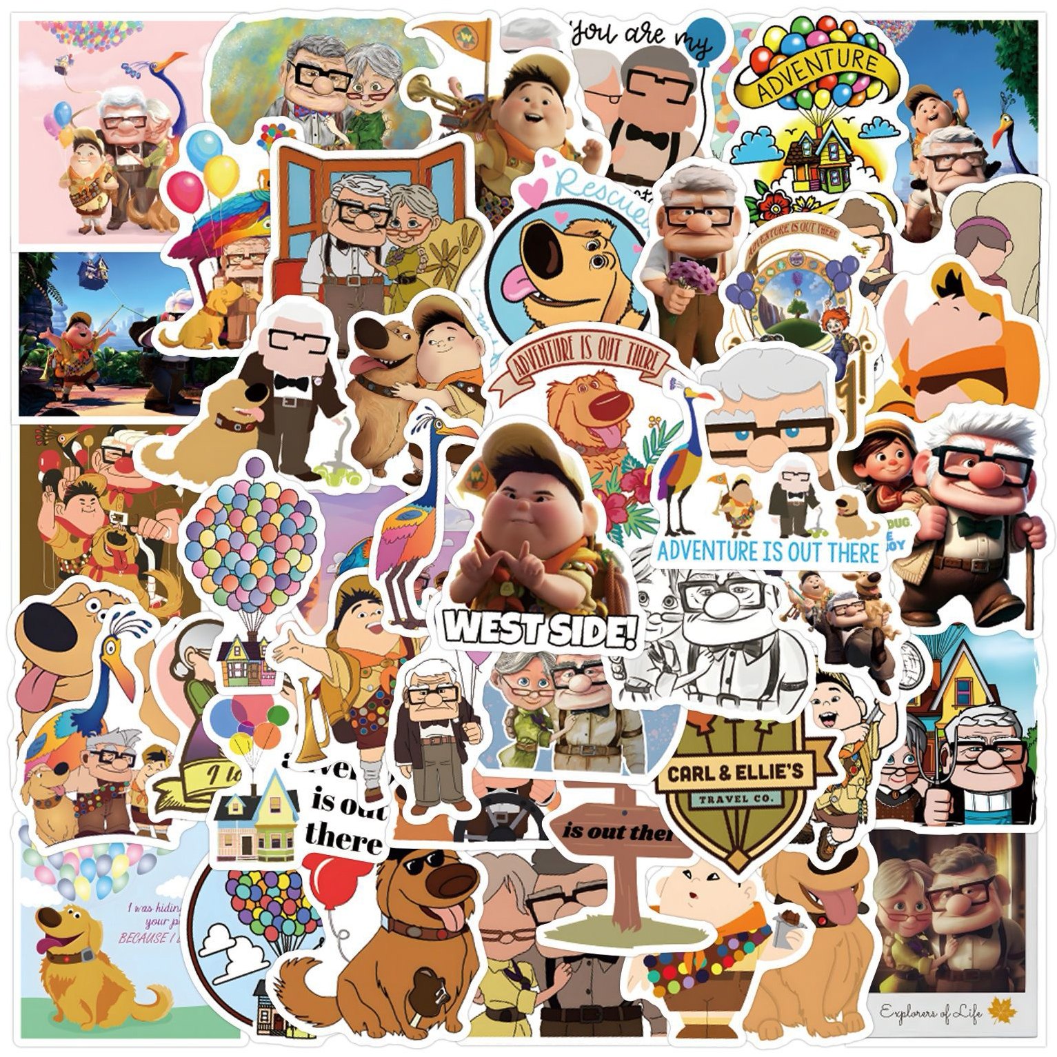 动画电影Pixarup飞屋环游记贴纸图片