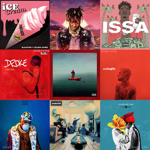 饰防水不重复 50张欧美歌手专辑封面贴纸可爱图案电脑吉他行李箱装