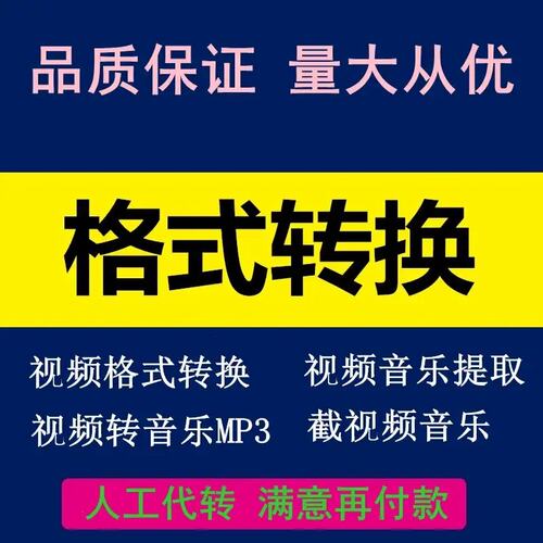 人工代转视频格式转换QSV M4S FLV AVI YKV MOV转MP4影音视频文件