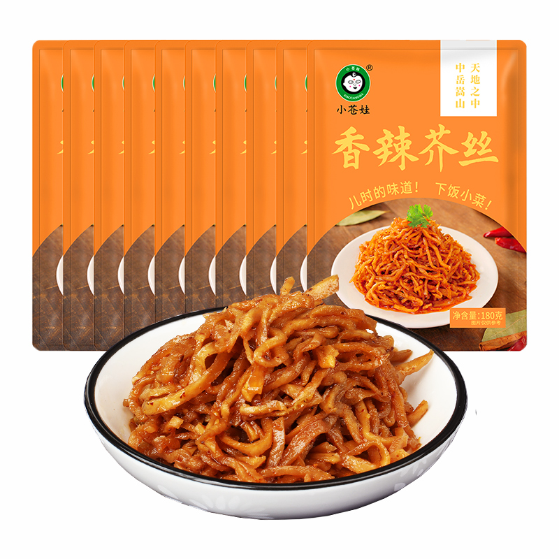 河南特产小苍娃香辣芥菜丝