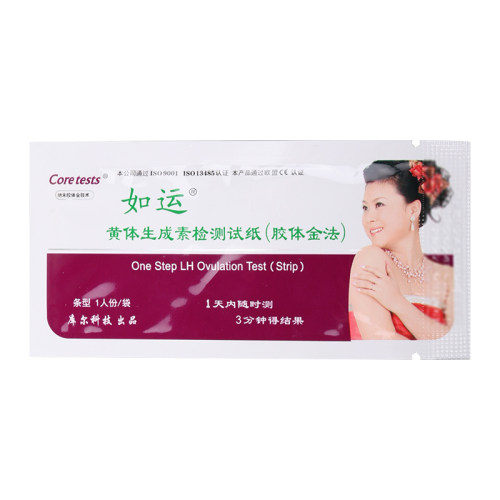 coretests如运排卵预测试纸（黄体生成素检测试纸） 条型*1个装