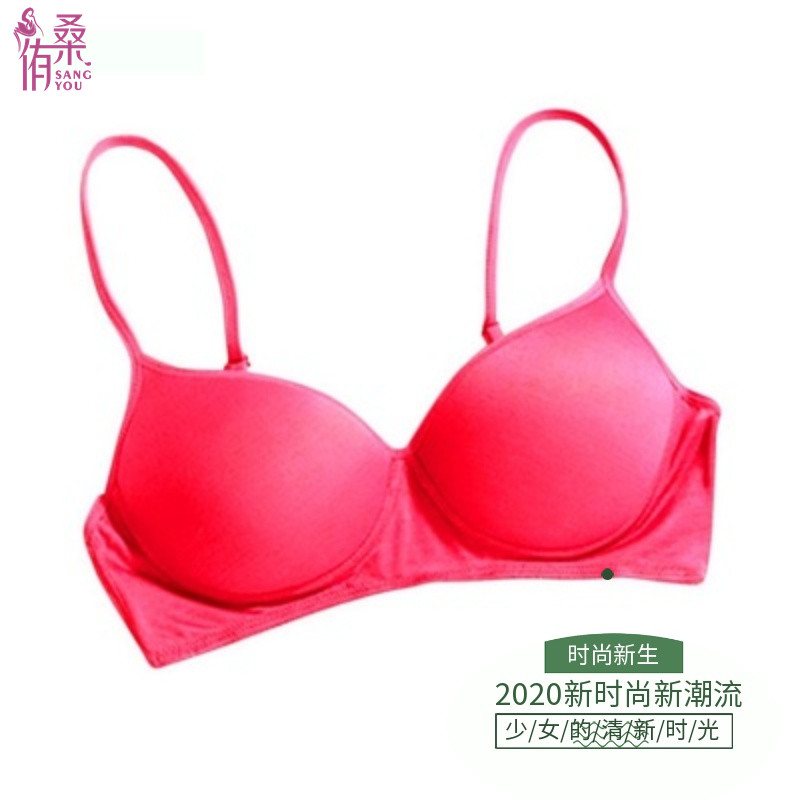 无钢圈调整型薄款性感文胸桑蚕丝