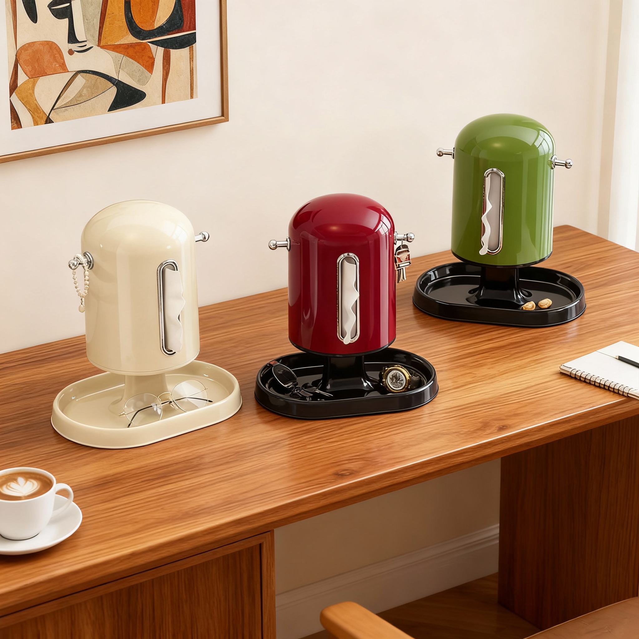 美式多功能迷你小家电装饰纸巾盒