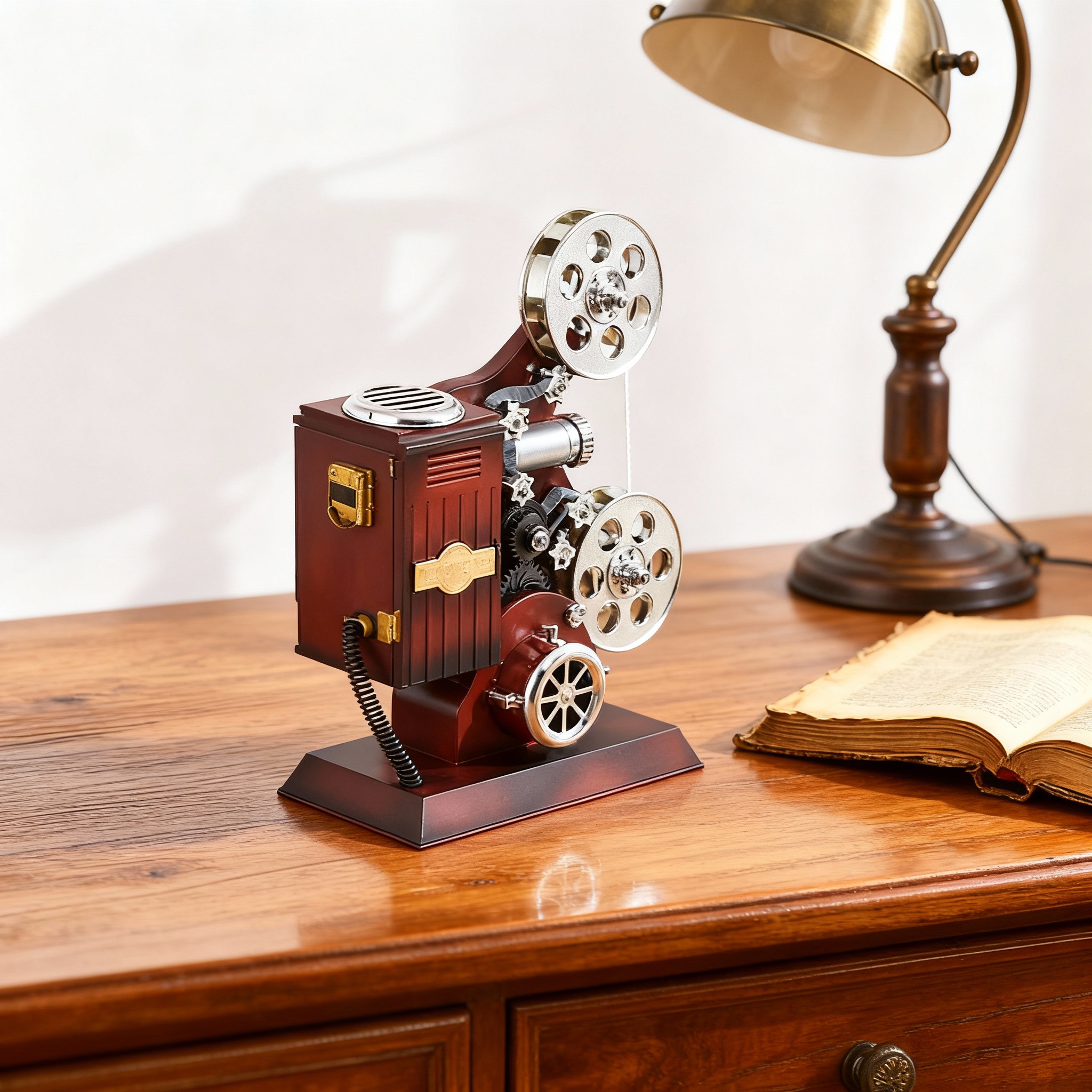 复古机械投影仪桌面摆件