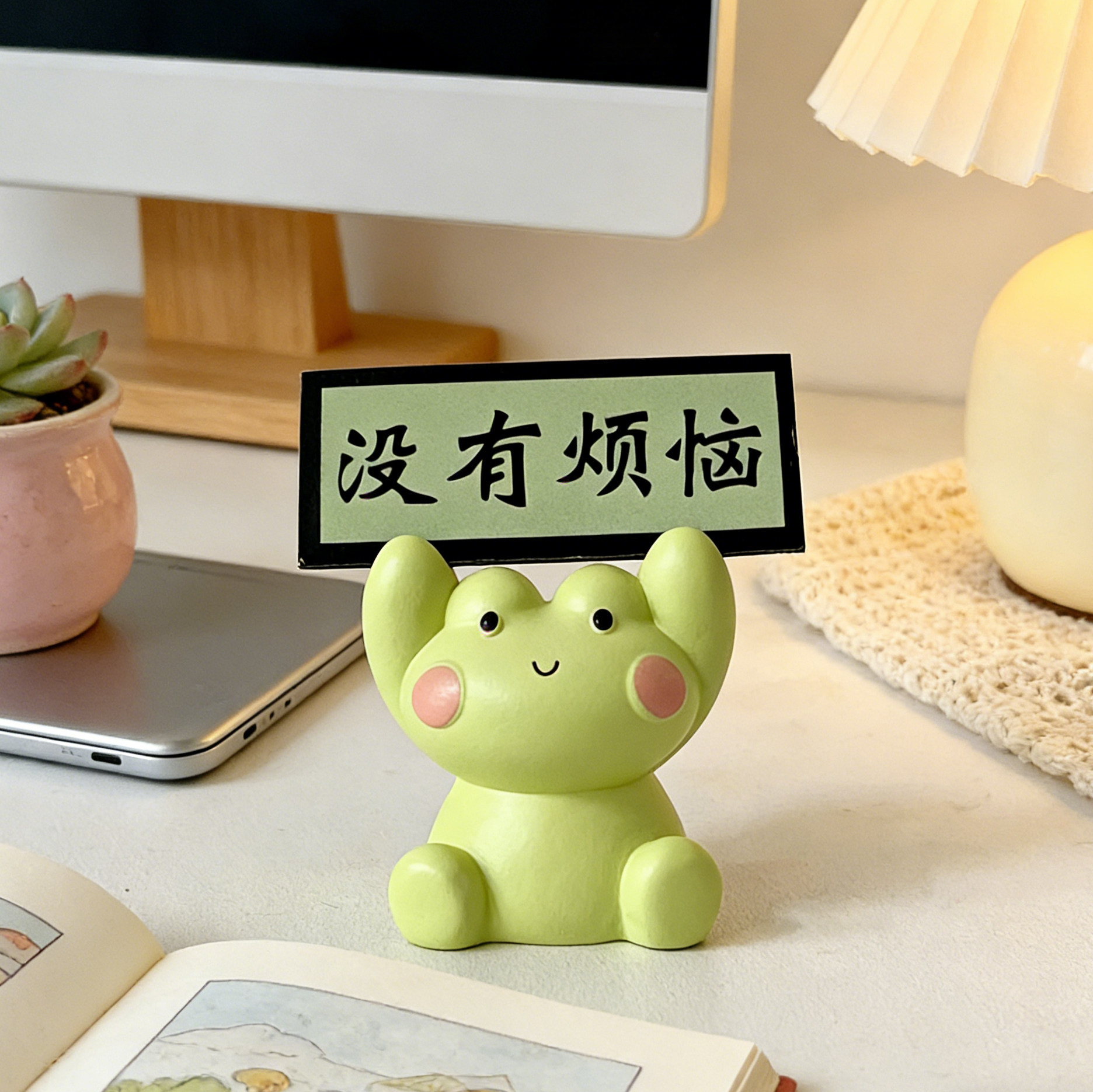 可爱青蛙桌面摆件树脂动物装饰品治愈系日常送礼小礼品,家居饰品,装饰摆件,淘宝优惠券,粉丝福利购,淘宝优惠卷