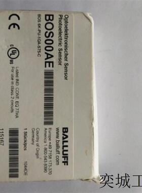 A032*全新原装巴鲁夫 BES00AE  BOS 6K-PU-1QA-S75-C 现货