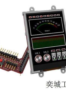 Picaso系列3.2in TFT触摸显示屏240 x 320 VGA LED背光串行接口