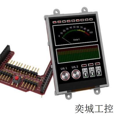 Picaso系列3.2in TFT触摸显示屏240 x 320 VGA LED背光串行接口