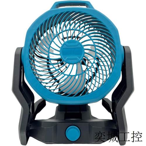 现货工业级12寸锂电风扇超强风力室内户外牧田接口 露营风扇支持