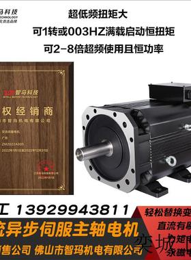 智马厂家直卖ZMYB380-265异步伺服电机低速大扭矩高速稳定6倍宽频