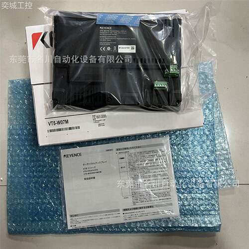基恩士控制系统VT5-W07M7英寸宽屏TFT黑白人机界面 全新议价议价