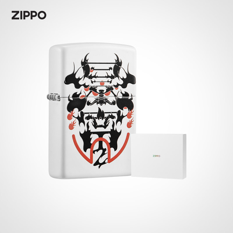 zippo官方旗舰店之宝火运祥龙套装防风煤油打火机国风彩印礼品