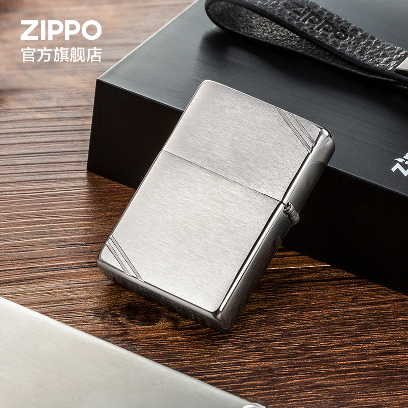之宝zippo打火机正版古典切角送