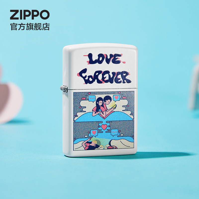 ZIPPO官方旗舰店之宝梦相随煤油防风打火机爱情系列创意礼物 ZIPPO/瑞士军刀/眼镜 ZIPPO/芝宝 原图主图