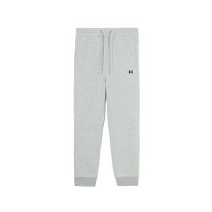 RUSSELL ATHLETIC男装秋季R标刺绣抽绳束脚运动卫裤6054LXK