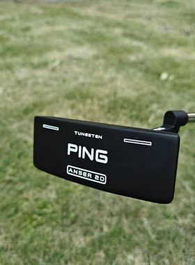 PING推杆高尔夫ANSER容错瞄球线黑色2024银色新款宽板全新送杆套