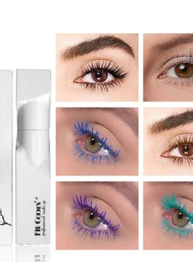 Color Mascara for Eyes Lengthening Thick Fiber Eyelashes Cre