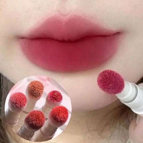 Liquid Lipstick With Cushion Applicator Velvet Matte Lip Glo