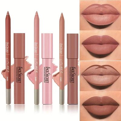 Matte Lipliner&Lipstick Set,Waterproof， Long Lasting Lip Ma