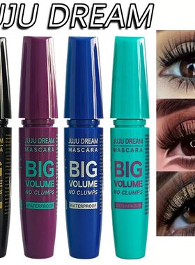 4D Black Waterproof Fiber Mascara，Volumizing, Lengthening,