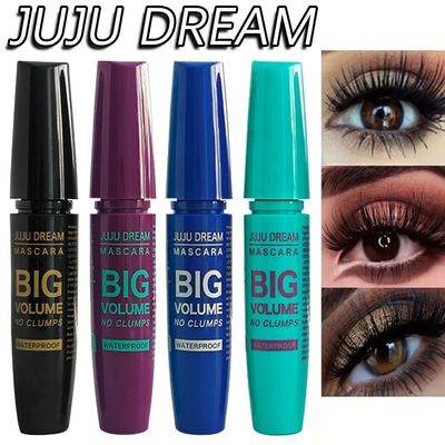 4D Black Waterproof Fiber Mascara，Volumizing, Lengthening,