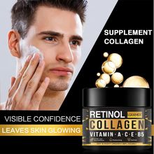 Retinol Collagen Men's Face Cream Skincare Moisturizing Brig