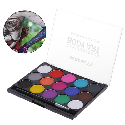 15Colors Face Painting Kit Body Makeup Non Toxic Water Paint