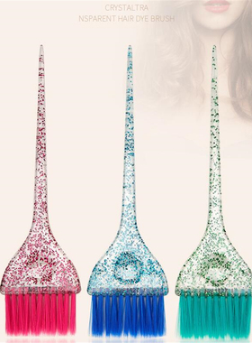Professional Hair Dye Brush Plastic Crystal Hair Coloring