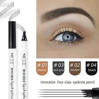 Small Four-fork Wild Eyebrow Pencil Nature Three-dimensional