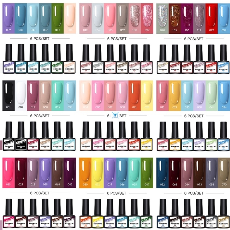 Nail polish set  matte sequins reinforcement no-wash sealing
