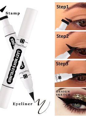 1pcs black Eyeliner Pen Pearl Eye Shadow Pen Waterproof and