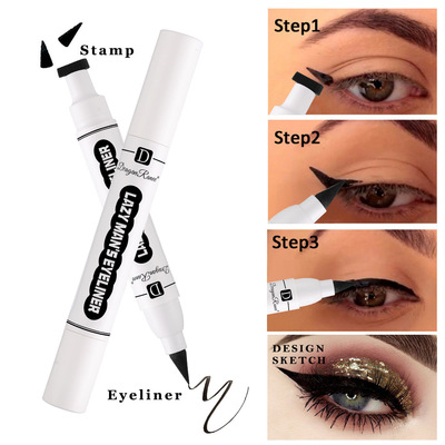 1pcs black Eyeliner Pen Pearl Eye Shadow Pen Waterproof and