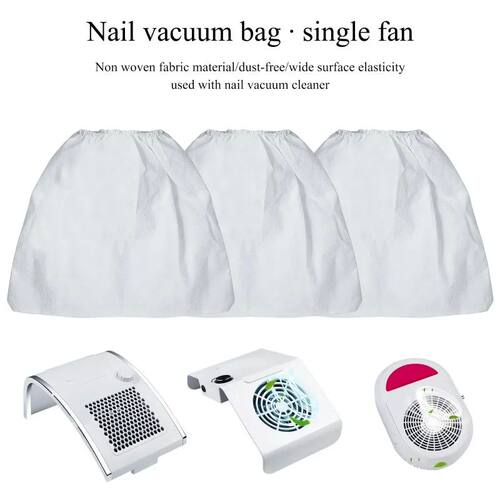 5/10/20pcs Dust Nail Collector Bag Vacuum Cleaner Nail Dust