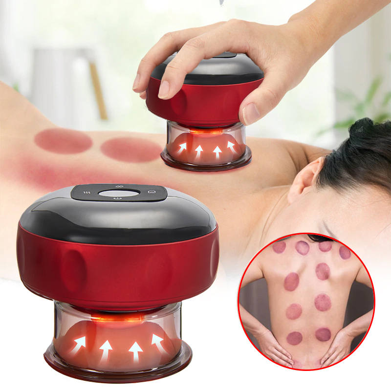 Electric Vacuum Cupping Massage Body Cups Anti-Cellulite The