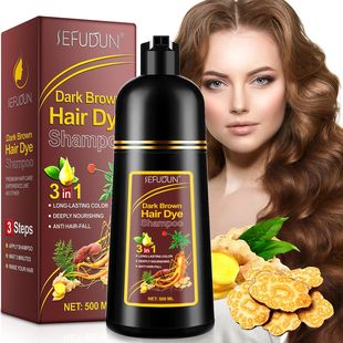 ??? 3 in 1 Hair Color Shampoo Natural Herbal Hair Dye Shampo
