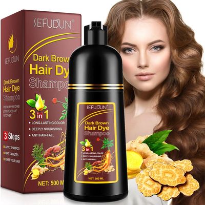 ??? 3 in 1 Hair Color Shampoo Natural Herbal Hair Dye Shampo