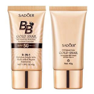 Gold Snail Sunscreen BB Cream Foundation Concealer Moisturiz