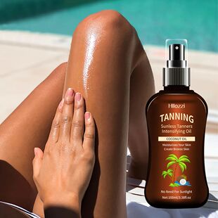 100ml/3.38fl.oz Coconut Tanning Oil Sunless TannersIntensify
