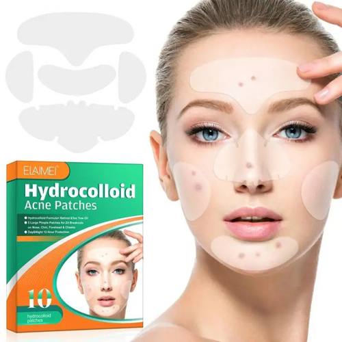 Hydrocolloid Face Mask For Acne, 5 Large Pimple Patches For